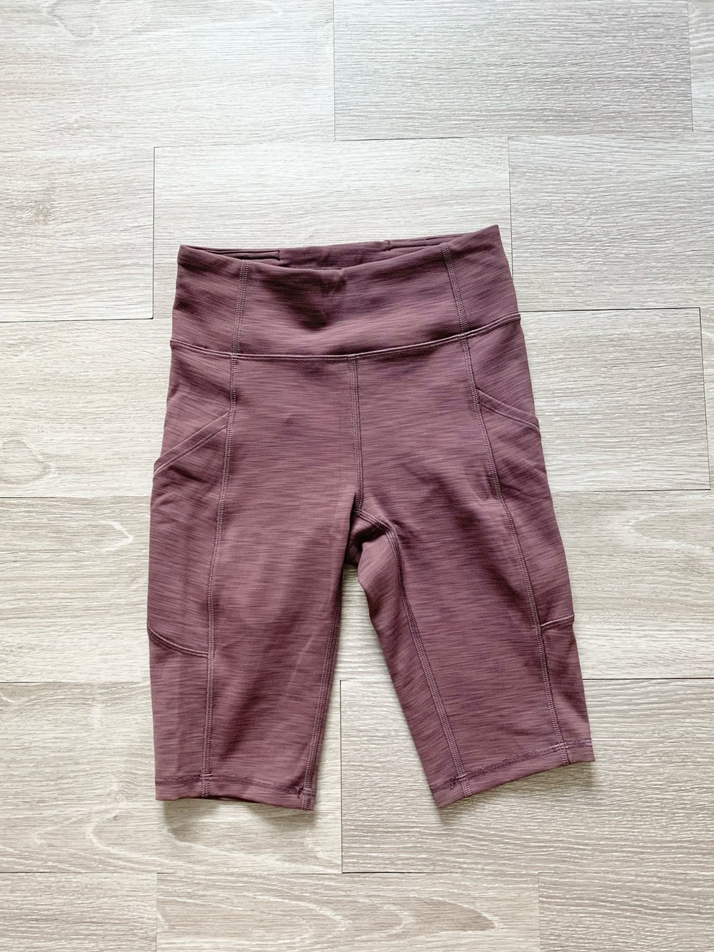 ❤️ 3/50 Lululemon Pinkish Purple Invigorate High Rise Athletic Biker Shorts 2